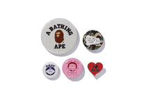 FAKE PRINT MULTI LOGO DENIM SKIRT