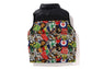 BAPE MILO ASSORTED REVERSIBLE DOWN VEST