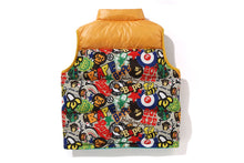 BAPE MILO ASSORTED REVERSIBLE DOWN VEST