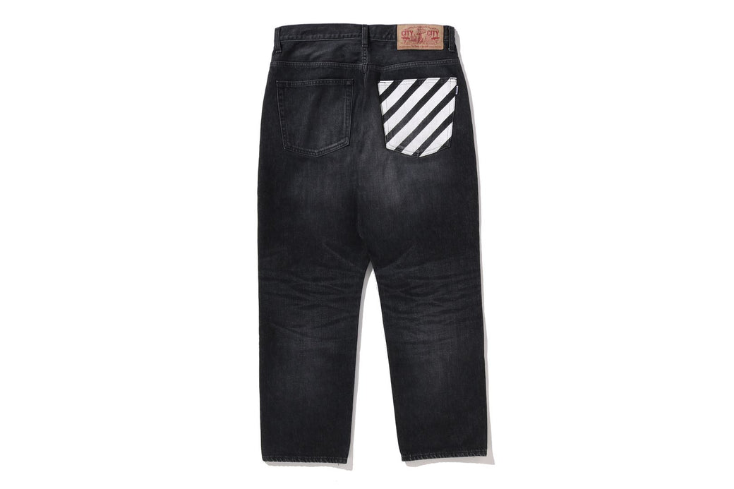 MILO FACE 13 OZ DENIM PANTS | bape.com