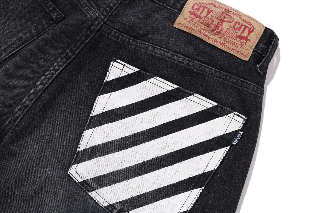 MILO FACE 13 OZ DENIM PANTS | bape.com
