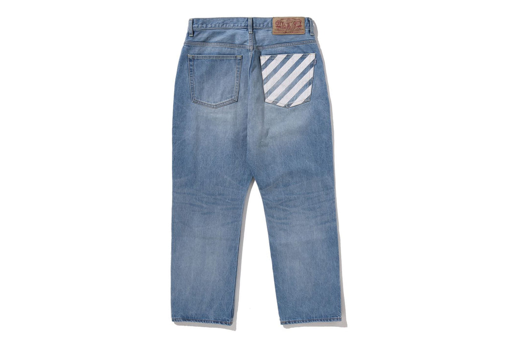 MILO FACE 13 OZ DENIM PANTS | bape.com