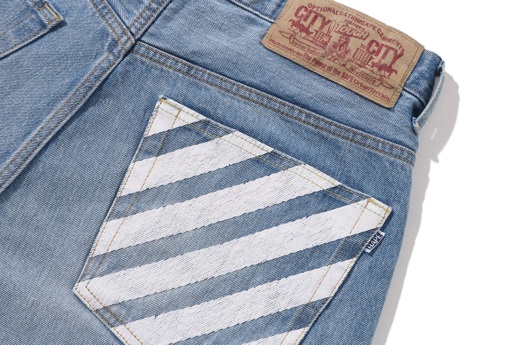 MILO FACE 13 OZ DENIM PANTS | bape.com
