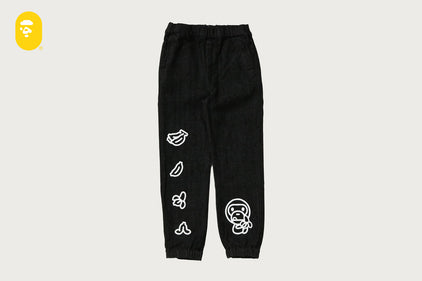 BABY MILO BANANA 10 OZ DENIM JOGGER PANTS