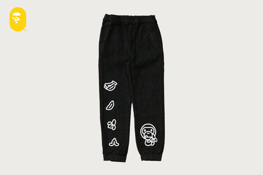 BABY MILO BANANA 10 OZ DENIM JOGGER PANTS