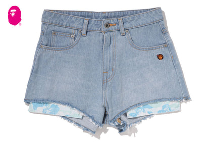 BABY LISA ONE POINT DENIM SHORTS