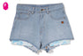 BABY LISA ONE POINT DENIM SHORTS