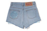 BABY LISA ONE POINT DENIM SHORTS