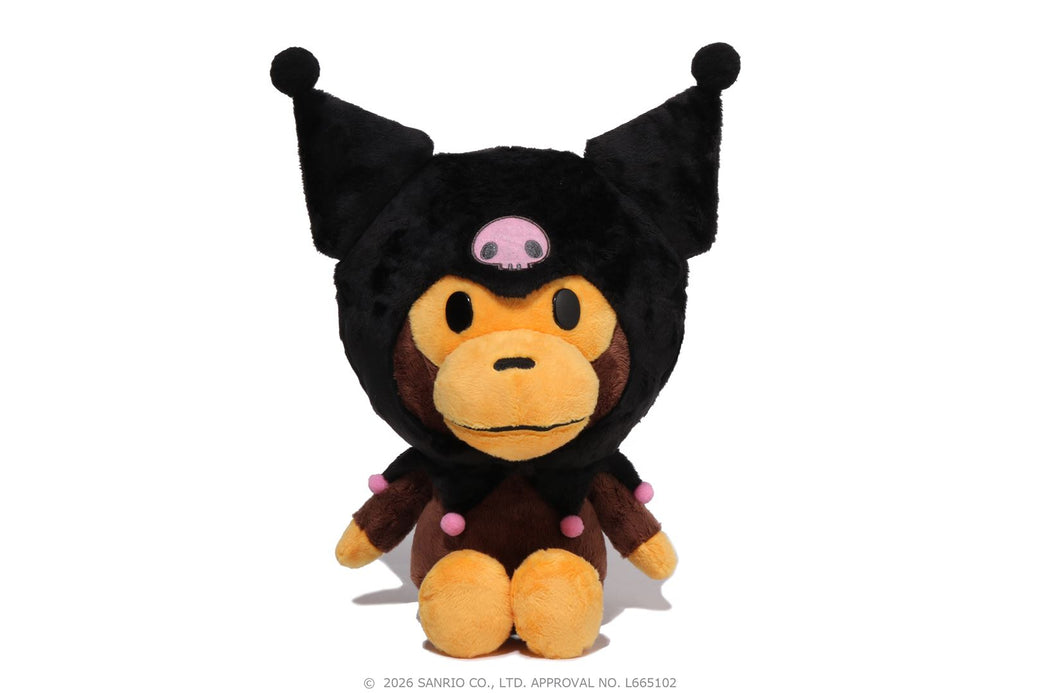 BAPE X KUROMI PLUSH DOLL サンリオ　マスコット キティ クロミ＆ハローキティが「BAPE」とコラボ！世界観が交差するキュートな