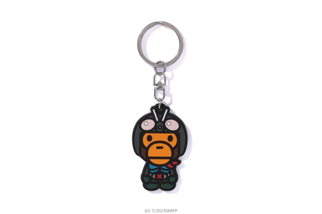 BAPE X SHIN KAMEN RIDER 】BABY MILO RUBBER KEYCHAIN | bape.com