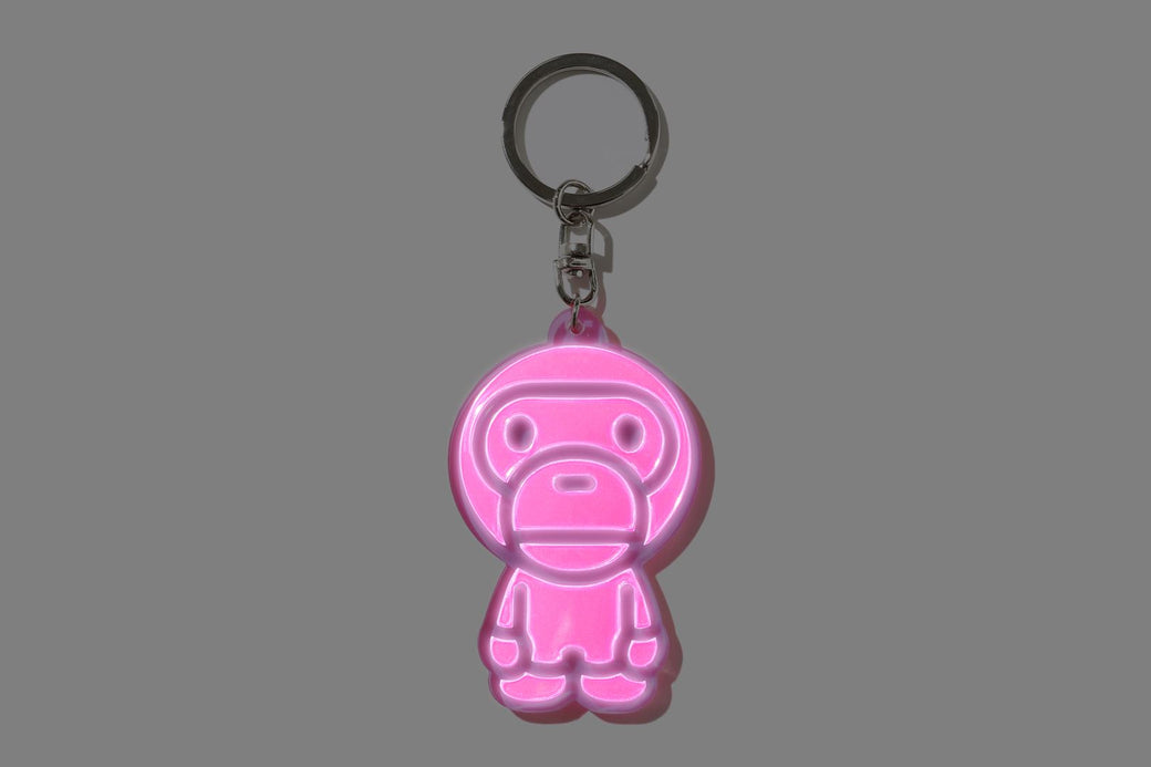 BABY MILO REFLECTIVE KEYCHAIN | bape.com