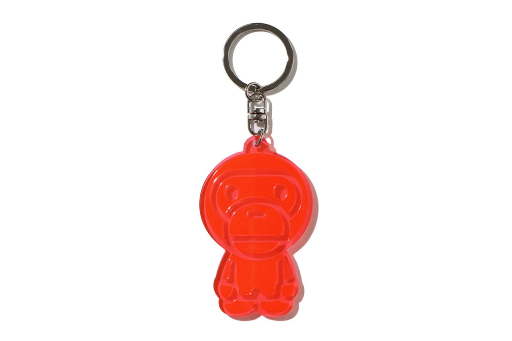 キーホルダー・アクリルキーホルダー BAPE BABY MILO SESAME STREET KEYCHAIN A BATHING APE BABY MILO STORE Goods BABY MILO PLUSH DENIM