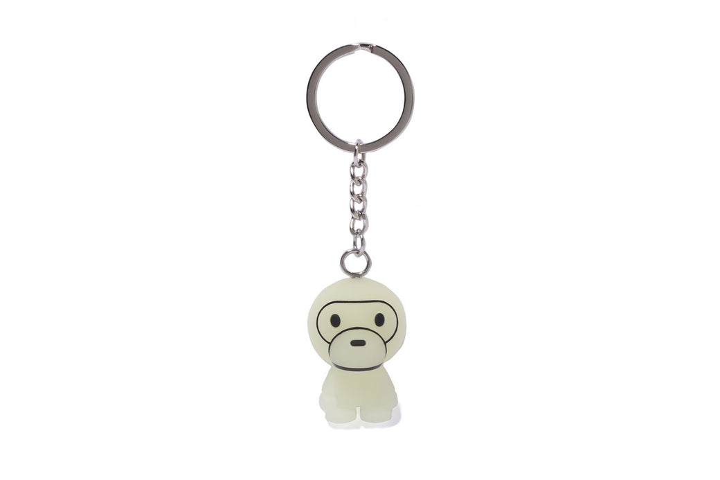 GLOW IN THE DARK BABY MILO KEYCHAIN | bape.com