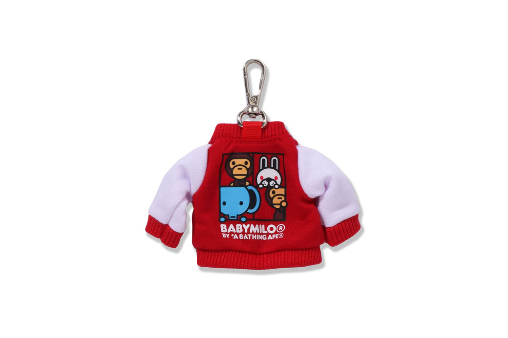 BABY MILO SWEAT VARSITY JACKET KEYCHAIN | bape.com