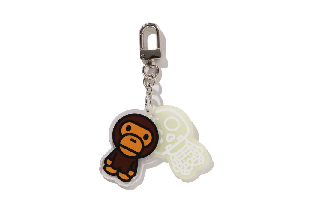 BABY MILO SKULL ACRYLIC KEYCHAIN | bape.com