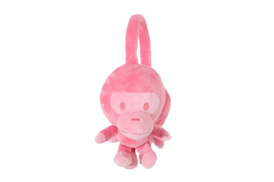 小物 Bape BABY MILO EAR MUFFS BAPE Baby Milo Plush Ear Muffs Pink - FW25 - US