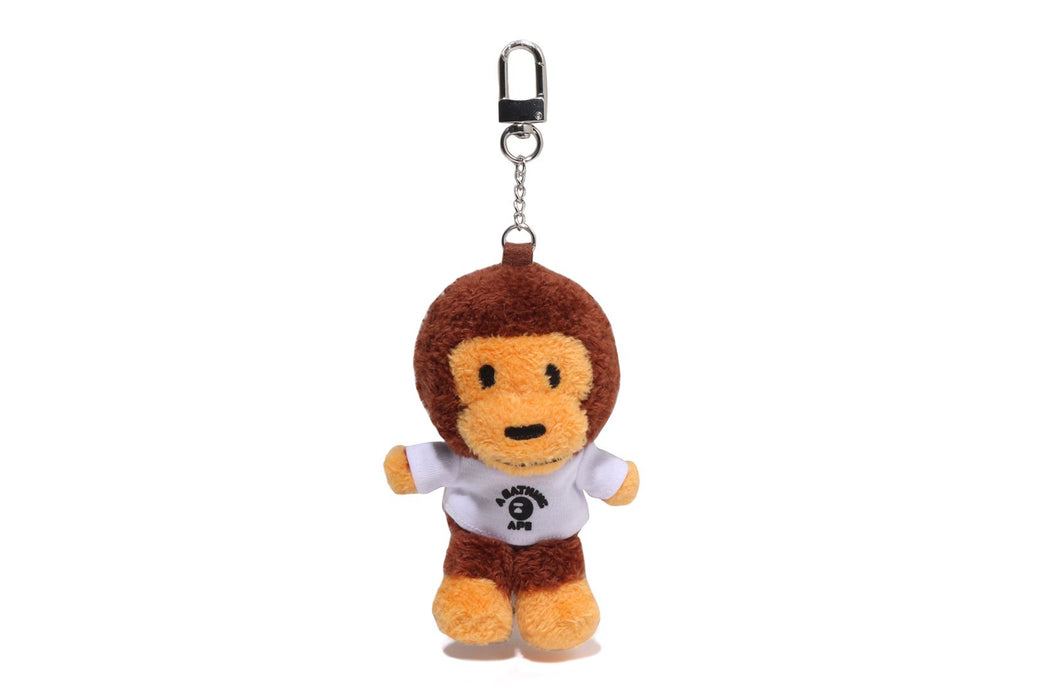 小物 BABY MILO COLLEGETEE PLUSH DOLL KEYCHAIN BABY MILO COLLEGE TEE PLUSH DOLL KEY CHAIN | bape.com