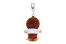 BABY MILO COLLEGE TEE PLUSH DOLL KEY CHAIN
