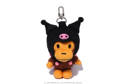 【 BAPE X KUROMI 】PLUSH DOLL KEYCHAIN