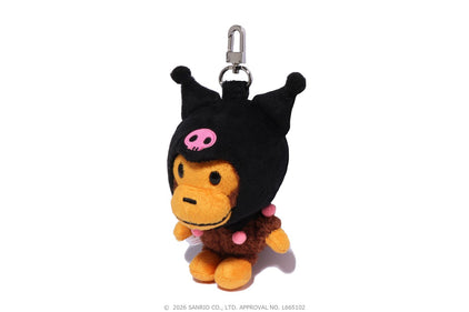 【 BAPE X KUROMI 】PLUSH DOLL KEYCHAIN