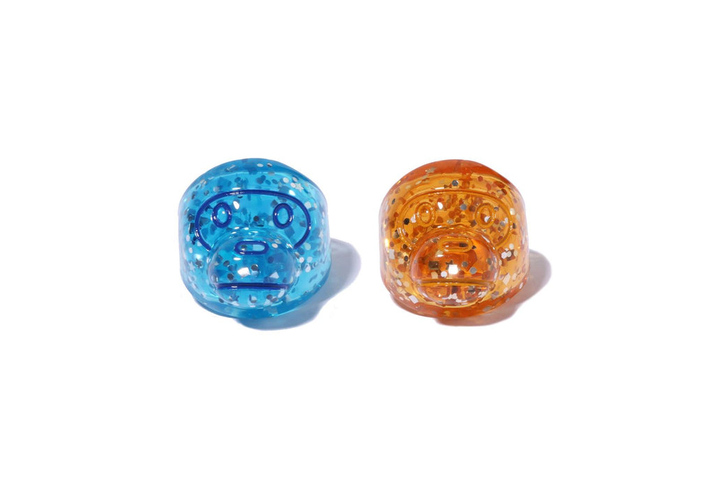 BABY MILO GLITTER ACRYLIC RING SET | bape.com