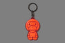 BABY MILO REFLECTIVE KEYCHAIN