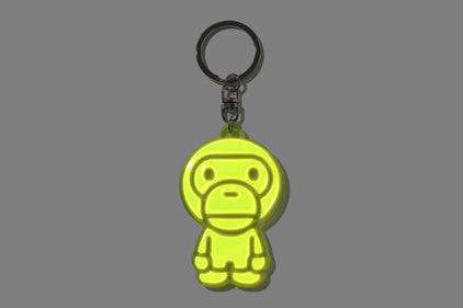 BABY MILO REFLECTIVE KEYCHAIN
