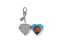 ABC CAMO HEART MIRROR MILO CHARM