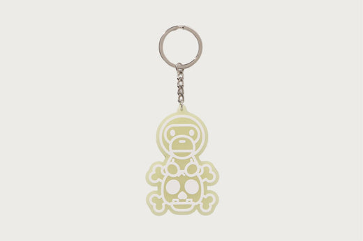 BABY MILO SKULL GLOW IN THE DARK KEYCHAIN