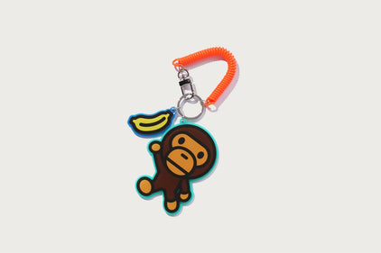 BABY MILO BANANA COIL KEYCHAIN