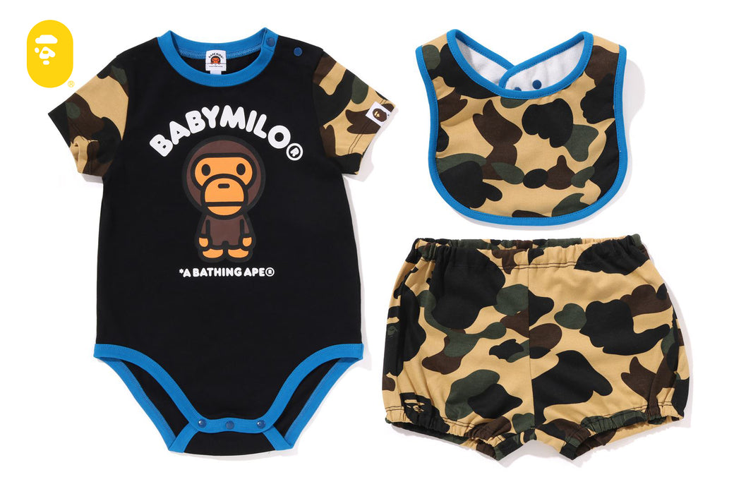 1ST CAMO BABY MILO BABY GIFT SET | bape.com