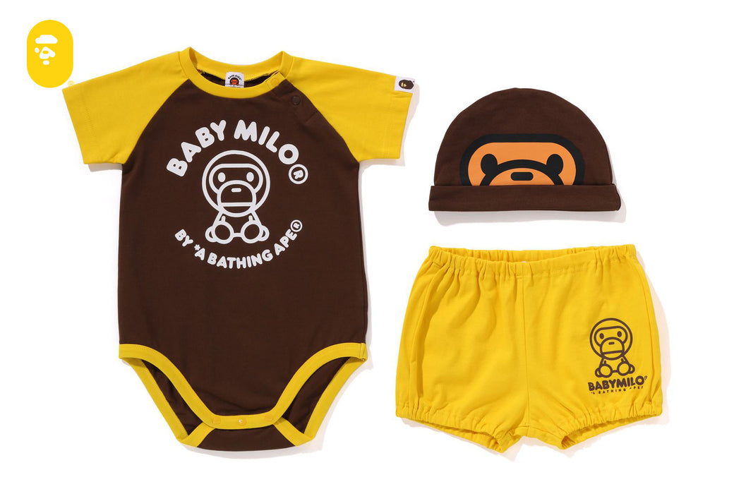 【箱無】ベビーマイロ BABY MILO ロンパース　パンツ　ズボン70 ギフト BABY MILO FRIENDS BABY GIFT SET | bape.com