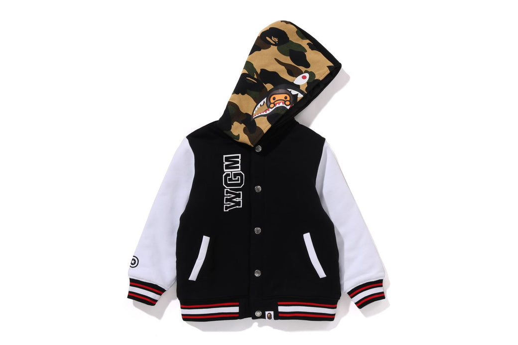 MILO SHARK HOODIE SWEAT VARSITY JACKET