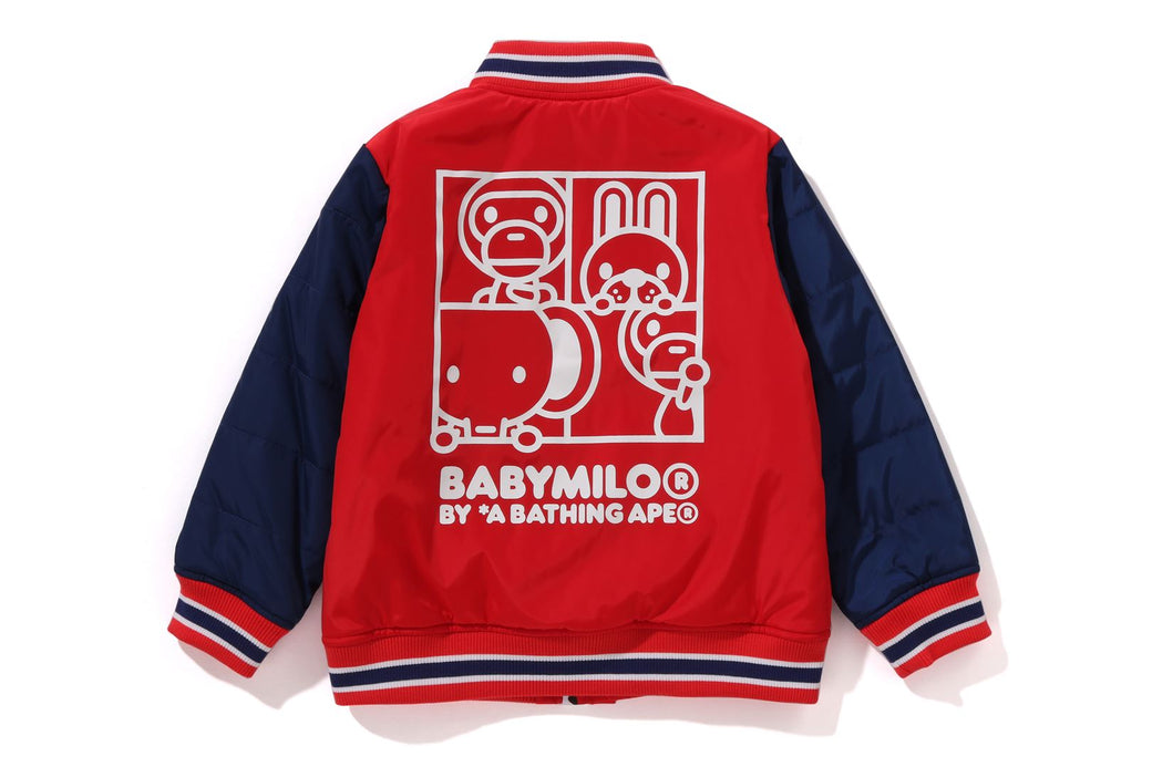 A BATHING APE BAPE BABY MILO スタジャン　ジャケット A BATHING APE BAPE BABY MILO スタジャン ジャケット