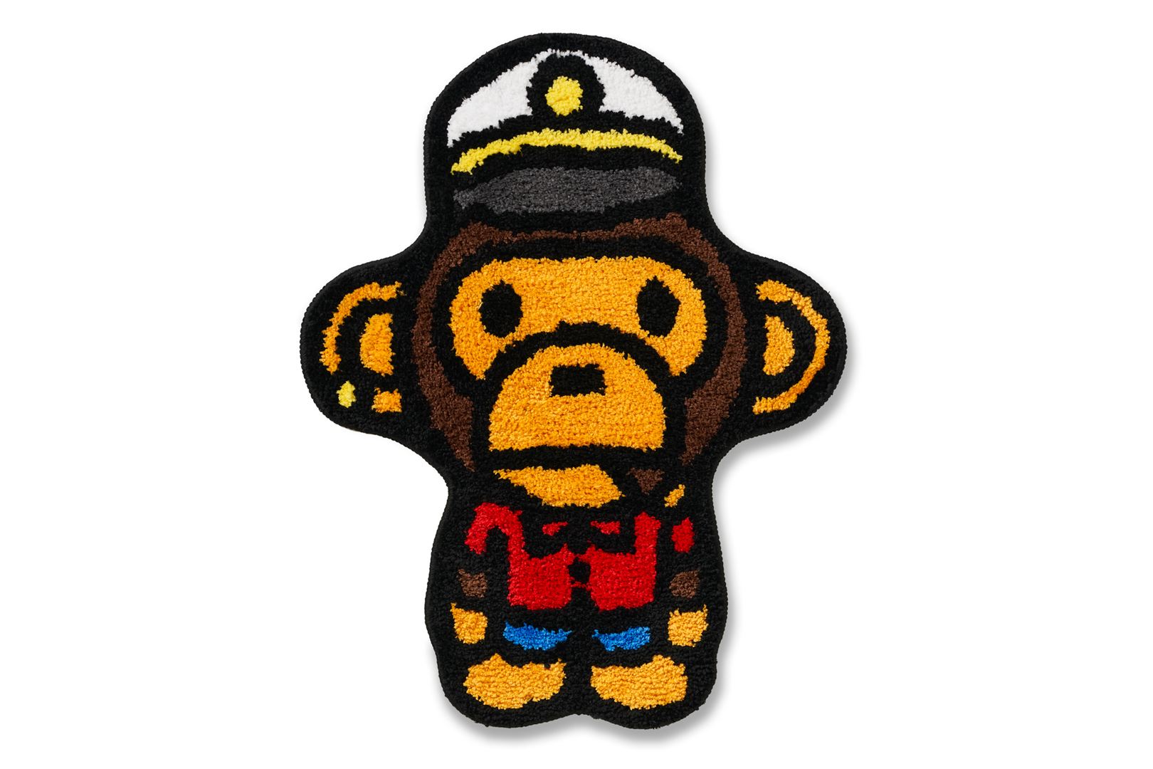 A BATHING APE ラグ 猿の顔プリント A BATHING APE (ア ベイシング エイプ) BAPE HOME 猿顔