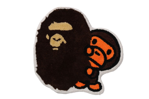APE HEAD & BABY MILO RUG MAT