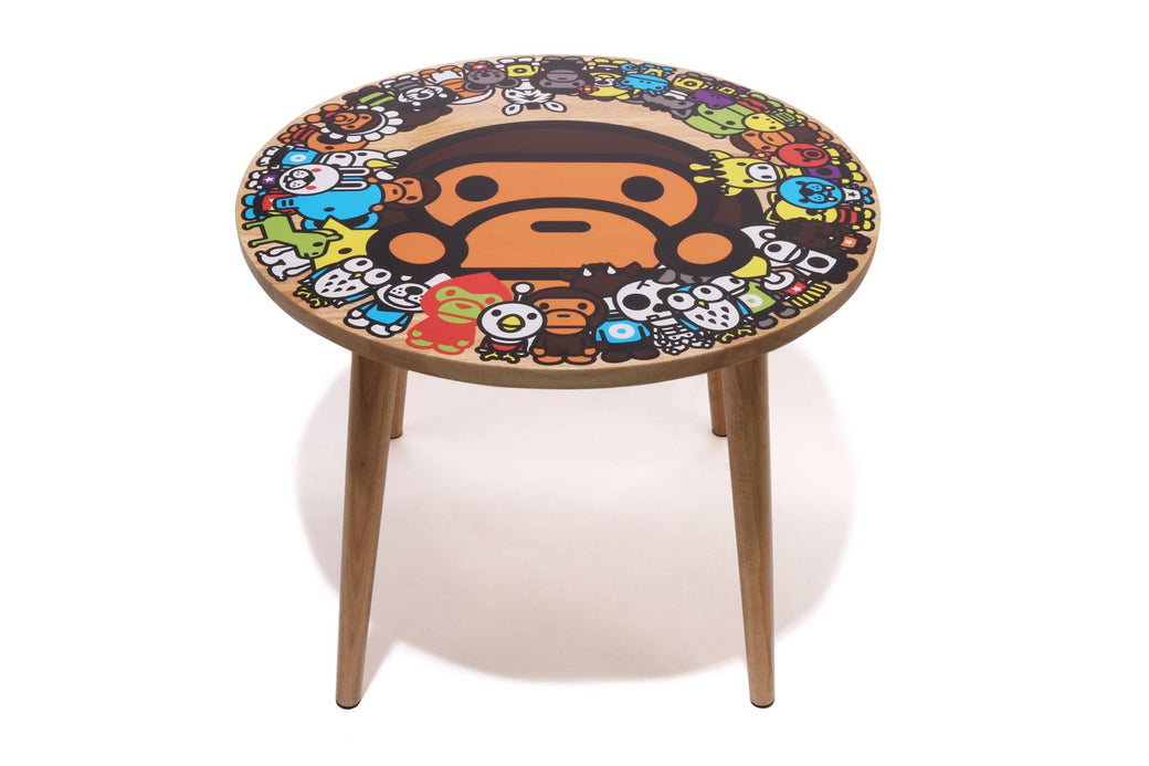 新品 MILO FRIENDS DIE CUT TABLE テーブル 机 MILO FRIENDS DIE CUT TABLE | bape.com