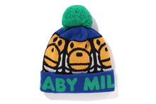 SQUARE MILO POM POM KNIT CAP