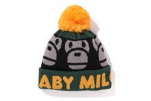 SQUARE MILO POM POM KNIT CAP