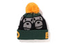 SQUARE MILO POM POM KNIT CAP