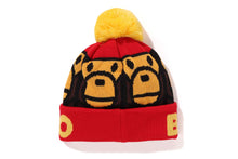 SQUARE MILO POM POM KNIT CAP