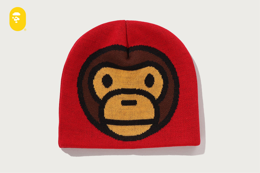 【値下げ可】BAPE babymilo カモフラロンパース 80cm red BABY MILO DINOSAUR KNIT CAP | bape.com