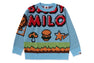 MILO GAME MOTIF WOOL MIX SWEATER