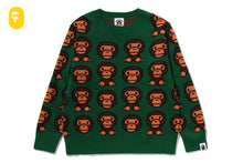 BABY MILO PATTERN KNIT SWEATER