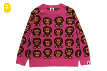 BABY MILO PATTERN KNIT SWEATER