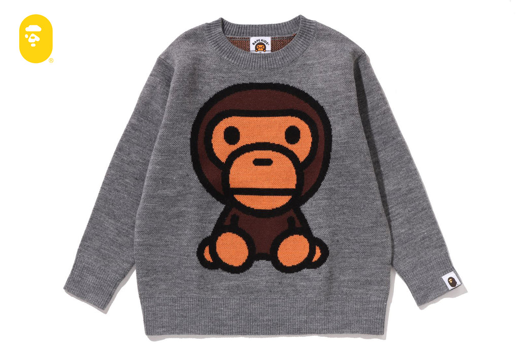 BABY MILO KNIT SWEATER | bape.com