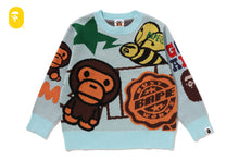 BAPE MILO ASSORTED KNIT SWEATER