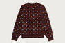 MILOGRAM SWEETS PATTERN OVERSIZED SWEATER