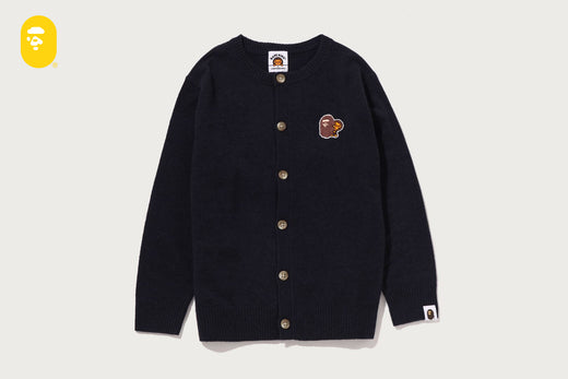 APE & MILO ONE POINT CARDIGAN