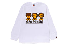 THREE WISE APES L/S TEE